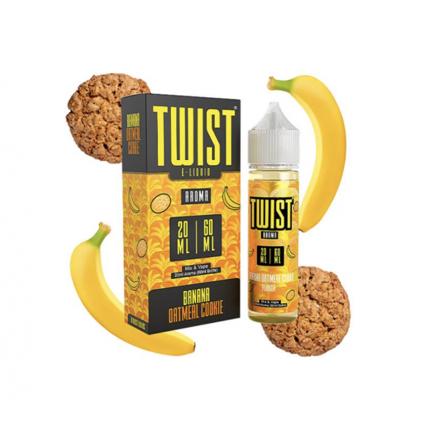 Twist Banana Oatmeal Cookie Flavour Shot 20/60ml